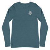 teal long sleeve hand builders shirt