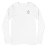white long sleeve hand builders shirt