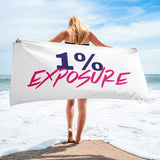 1% exposure beach towel