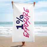 1% exposure beach towel 2