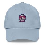 baby blue ship chasing dad hat