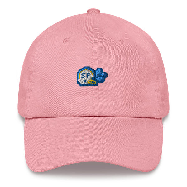 pink splash play dad hat