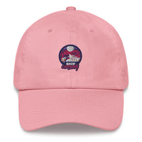 pink ship chasing dad hat