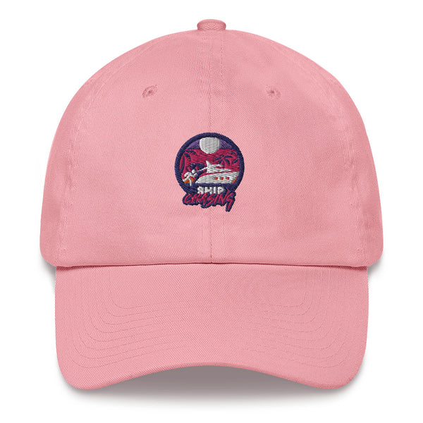 pink ship chasing dad hat