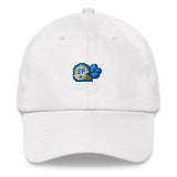 white splash play dad hat