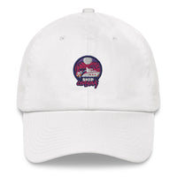 white ship chasing dad hat