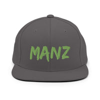 Gray manz snapback hat