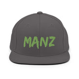 Gray manz snapback hat
