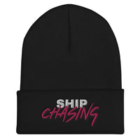 black ship chasing beanie