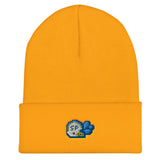 yellow splash play beanie