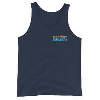 deposit kingdom navy blue tank