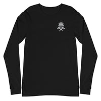 black long sleeve hand builders shirt