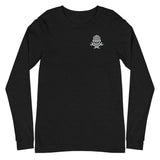 heather black long sleeve hand builders shirt