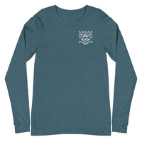 teal opto bros long sleeve shirt