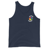 Suns out, guns out, wheels out. An all-purpose unisex tank top for the Randomizer best ball beach bros. 