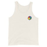 Suns out, guns out, wheels out. An all-purpose unisex tank top for the Randomizer best ball beach bros. 