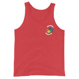 Suns out, guns out, wheels out. An all-purpose unisex tank top for the Randomizer best ball beach bros. 