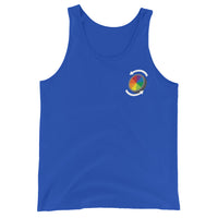 Suns out, guns out, wheels out. An all-purpose unisex tank top for the Randomizer best ball beach bros. 