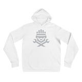 white hand builders hoodie