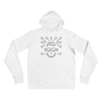 white opto bros hoodie