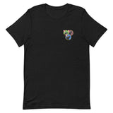 heather black badge bros t-shirt
