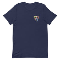 navy badge bros t-shirt