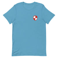 ocean blue badge shirt